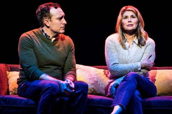 Chris Hoch and Heidi Blickenstaff in the North American Tour of Jagged Little Pill.